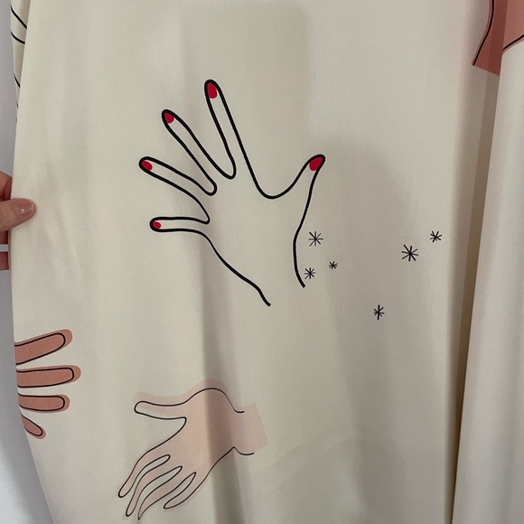 Rare! Mr. Larkin Lawn Dress Hand Print 👋 - Picture 11 of 15